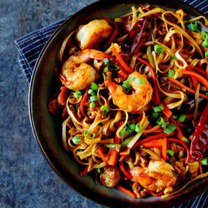 Shrimp Hakka Noodles